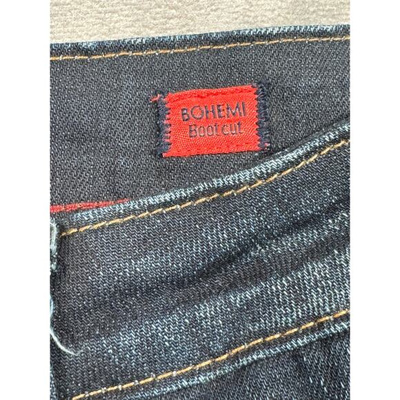 Cult of Individuality Bohemi Boot Cut Jeans Womens Size 30 distressed tall 33”L - Picture 3 of 16